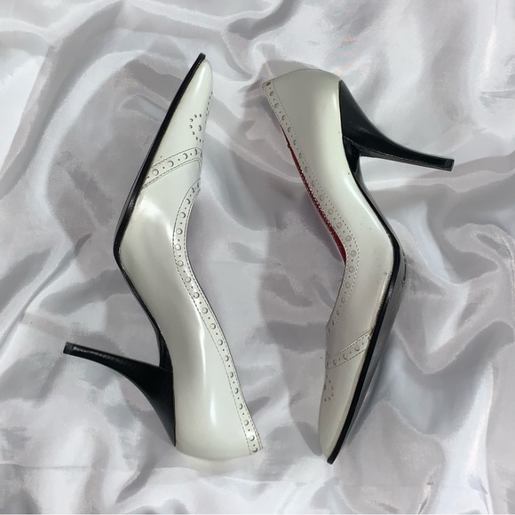 SAINT LAURENT size 9M reinterpreted spectactor PUMPS - Picture 12 of 14